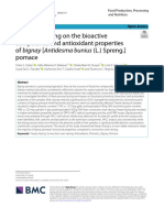 Impact of Drying On The Bioactive Compounds and Antioxidant Properties of Bignay (Antidesma Bunius (L.) Spreng.) Pomace