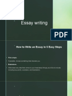 Essay Writing