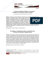 A Influência Dos Procedimentos Estéticos Na Autoestima de Mulheres Que Sofrem Violência Conjugal.