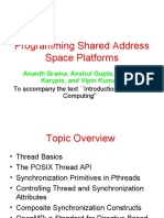 Programming Shared Address Space Platforms: Ananth Grama, Anshul Gupta, George Karypis, and Vipin Kumar