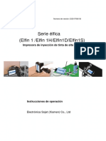 SOJET E1 Series - Operation Manual ES