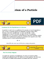 Equilibrium of A Particle