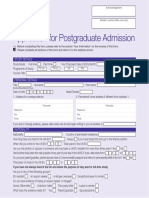 Admission Form