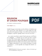 2015 - Religion Et Choix Politique 0