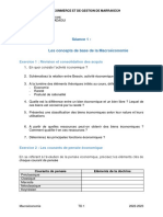 TD 1 MacroÃ©conomie Les Opã©rations Ã©conomiques