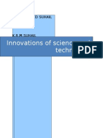 Innovations of Science and Technology