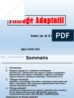 Filtrage Adaptatif Présentation v2