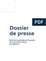 DP Bilan de La Présidence