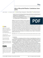 Towards Higher Quality of Recycled Plastics