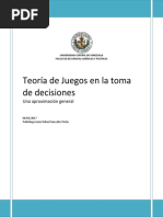 Jesús González Teoría de Juegos en La Toma de Decisiones