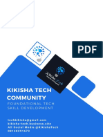 Kikisha Tech Community Sponsorship Proposal For Tech in Schools Empowerment