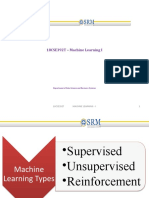 Types of ML & Supervised Learning