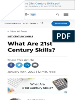 What Are 21st Century Skills