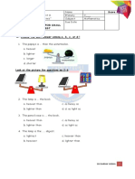 Maths Review For ST (Unit 11 Mass)