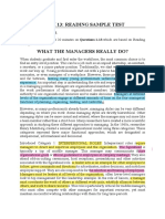 Week 13 - Reading Sample Test