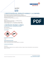 Fichas de Datos de Seguridad Mezcla g23