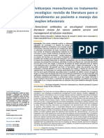 Anticorpos Monoclonais No Tratamento Oncologico Revisao de Literatura para o Atendimento Ao Paciente e Manejo Das Reacoes Infusionais