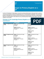 Assessment Changes To Primary English As A Second Language Progression Tests - tcm142-592558