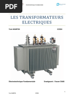 Transformateurs Electriques Tom MARTIN