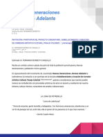 Invitación Proyecto Comunitario Embellecimiento y Creación de Corredor Artístico Cultural, Pasaje Colorido - 1