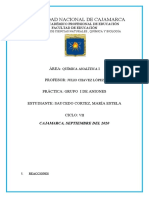 Practica #2 Quimica Analitica