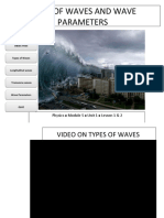 Types of Waves and Wave Parameters 2k20