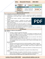 Febrero - 4to Grado Español (2022-2023)