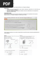 Aplicación de Las Razones Trigonométricas