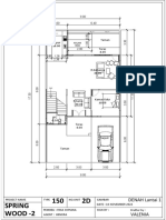 150 2D Spring Wood - 2: DENAH Lantai 1