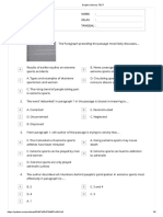 English Literacy TEST