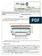 Aula 17 - 7º MAT - Cálculo de Volume. Probabilidade