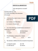 NEET Important Questions For Biology Chapter - Digestion and Absorption11