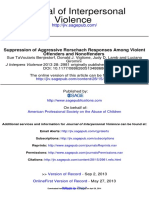 Benjestorf Et Al (2013) Suppression of Aggressive Rorschach Responses Among Violent Offenders and Nonoffenders