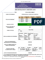 My Udyam Registration Certificate