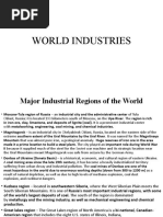 Major Industrial Regions of World