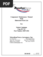 CMM 24-34-02 Batterytype SP-747 Rev.02 May-07-2004