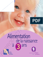 Alimentation Enfant 0-3ans