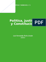 Politica Justicia y Constitucion - Avila