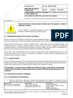 IM PRO 14 003 00 Instructivo de Mantenimiento de Bombas Centrífugas