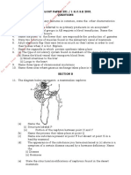 Kcse 2001 Biology Questions