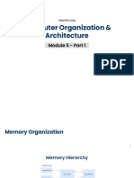 COA MODULE - Memory Organization