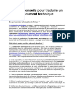 Les 10 Conseils Pour Traduire Un Document Technique