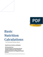 BASIC NUTRITION CALCULATIONS BY Nutritionist Zeeshan Ahmad