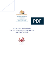 Madasgascar - Politique Nationale Cancer 2010