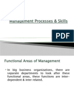 Management Processes & Skills