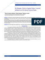 Effect of Net Profit Margin, Debt To Equity Ratio, Current Ratio and Inflation On Dividend Payout Ratio