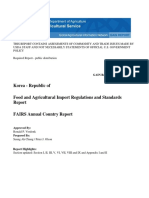 Food and Agricultural Import Regulations and Standards Report - Seoul - Korea - Republic of - 3-22-2019