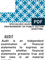 Chapter 1 PPT Specialized Audit and The Environment of Public Sector Auditing