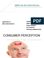 Consumer As An Individual