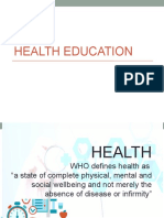 Health Education Overview 2022-2023